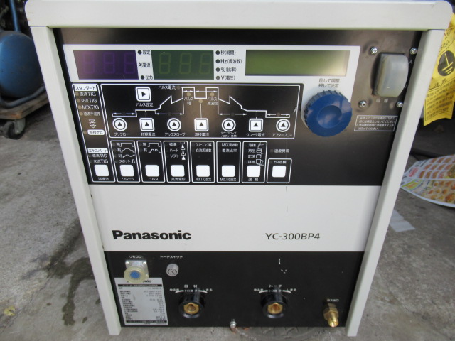 Panasonic フルデジタル制御交直両用TIG溶接機 YC-300BP4 水冷仕様 