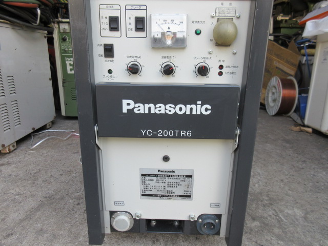 Panasonic インバータ制御直流TIG溶接機 YC-200TR6 極上品をアップしました。 中古溶接機買取 | 有限会社神鋼商会